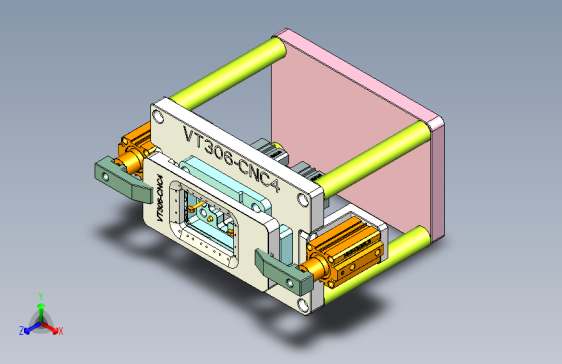 VT306-笔记本CNC工装夹具三维模型CNC4-0822