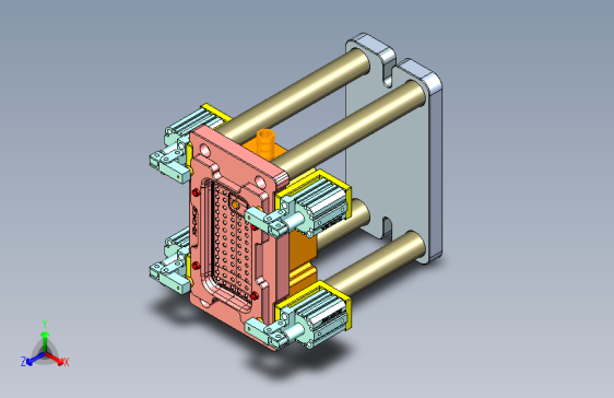 X8-C笔记本CNC工装夹具三维模型NC2-1028