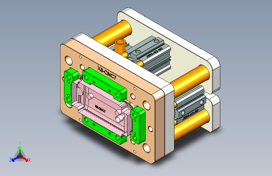 X8-笔记本CNC工装夹具三维模型CNC7-1208