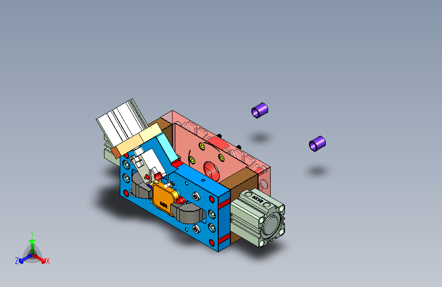 ZJ-W7 HSG-CNC1-47-笔记本CNC工装夹具三维模型内腔加工治具01版