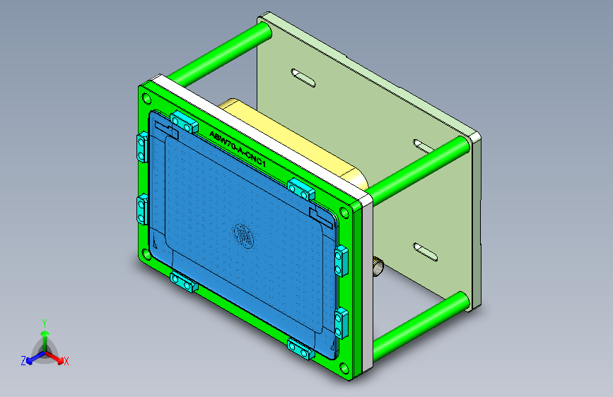 ABW70-A-笔记本CNC工装夹具三维模型CNC1-1203