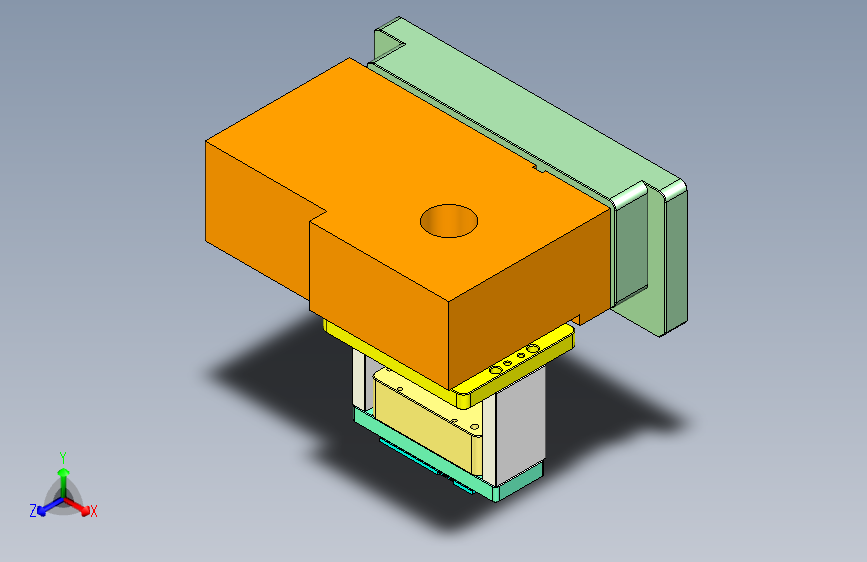 B6A-1-CNC2笔记本CNC工装夹具三维模型
