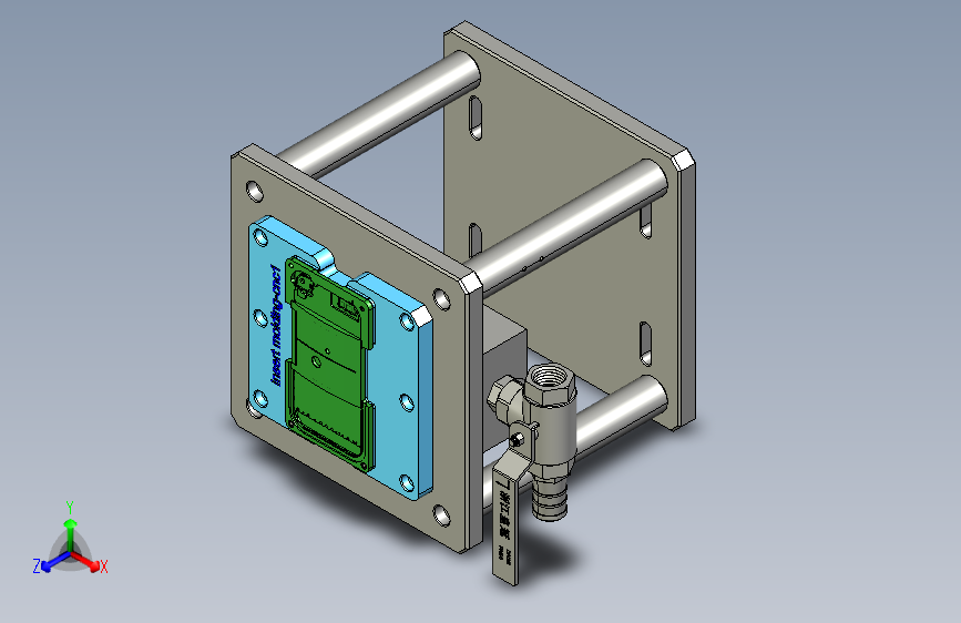 CNC2笔记本CNC工装夹具三维模型