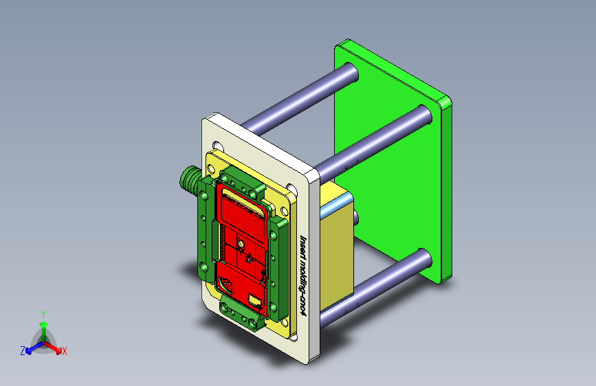 CNC4笔记本CNC工装夹具三维模型