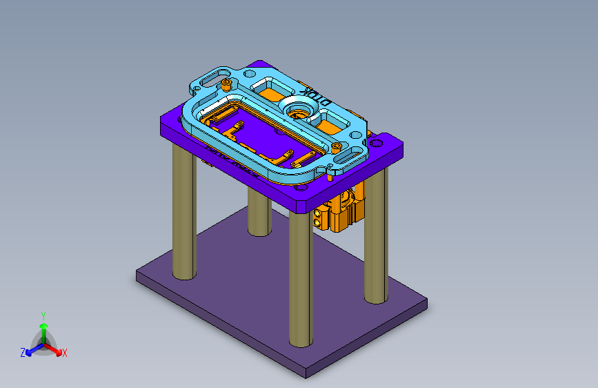 DIDK-CNC1笔记本CNC工装夹具三维模型