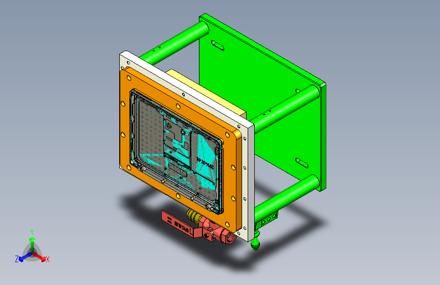 FONE-D-笔记本CNC工装夹具三维模型CNC3