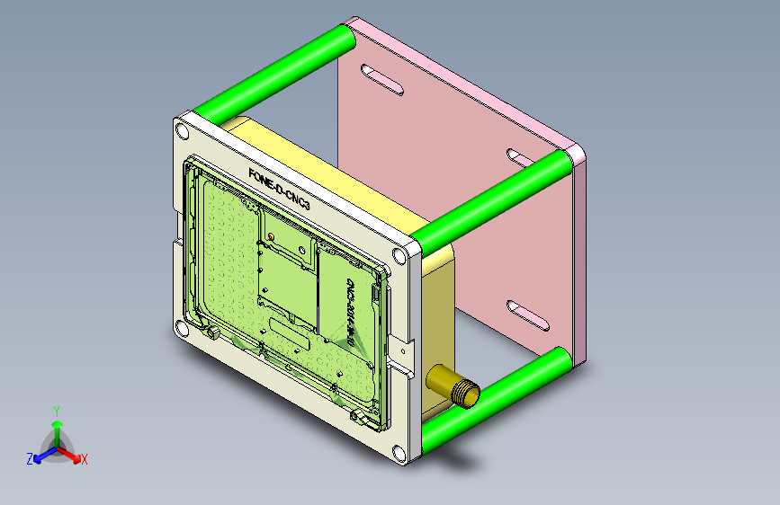 FONE-D笔记本CNC工装夹具三维模型-CNC3-1114