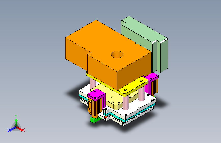 FONE-D笔记本CNC工装夹具三维模型-CNC4