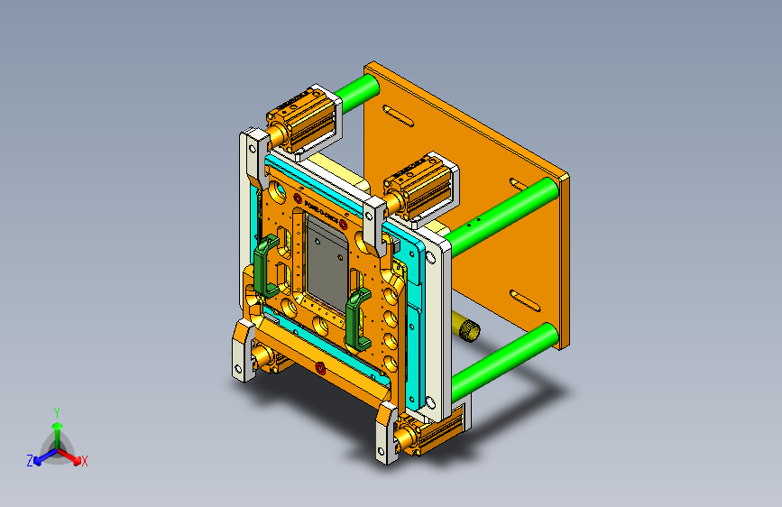 FONE-D笔记本CNC工装夹具三维模型-CNC5
