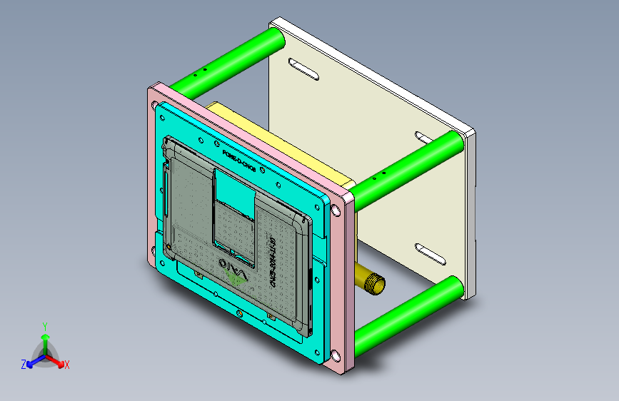 FONE-D笔记本CNC工装夹具三维模型-CNC6-1114