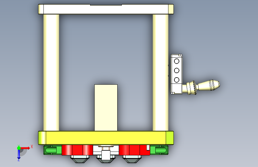 G2-C-笔记本CNC工装夹具三维模型CNC1 俯视图