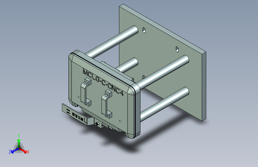 MCLG-C笔记本CNC工装夹具三维模型-CNC4-1214