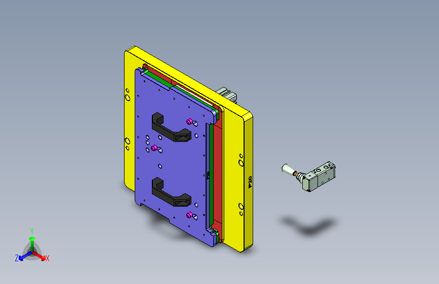 N500-T0P笔记本CNC工装夹具三维模型-CNC6