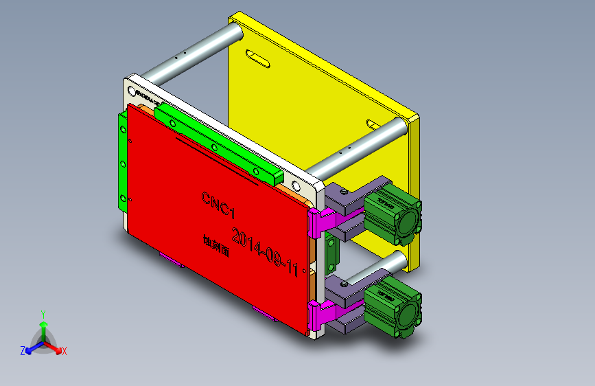 REACHER-A笔记本CNC工装夹具三维模型-cnc1