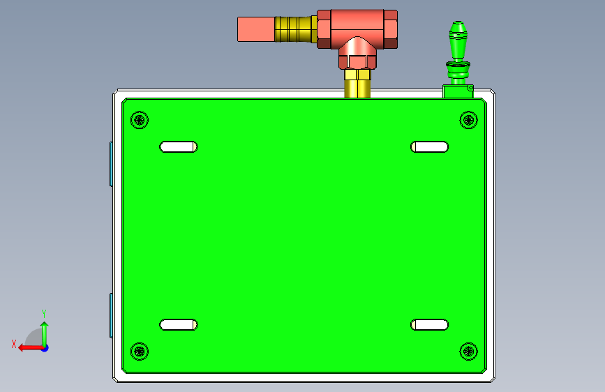 REACHER-A-笔记本CNC工装夹具三维模型CNC1-0918 背面视图