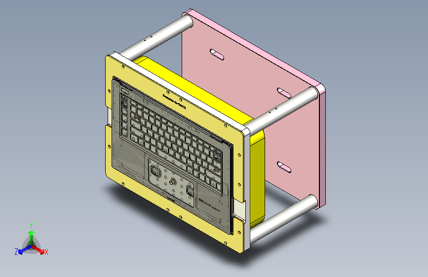 Reacher-C-CNC2笔记本CNC工装夹具三维模型