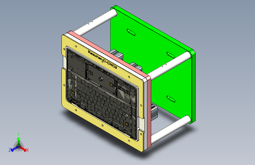 REACHER-C-笔记本CNC工装夹具三维模型cnc3-0814