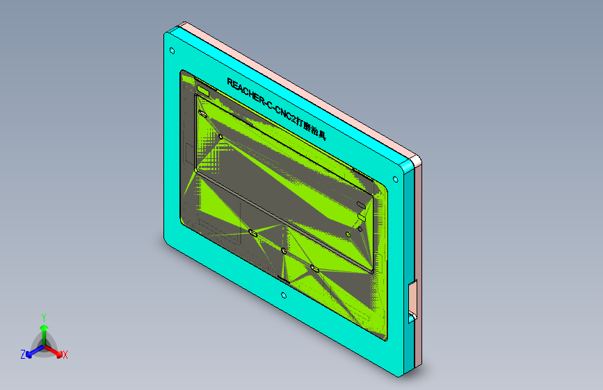 REACHER-笔记本CNC工装夹具三维模型CNC2-DAMO