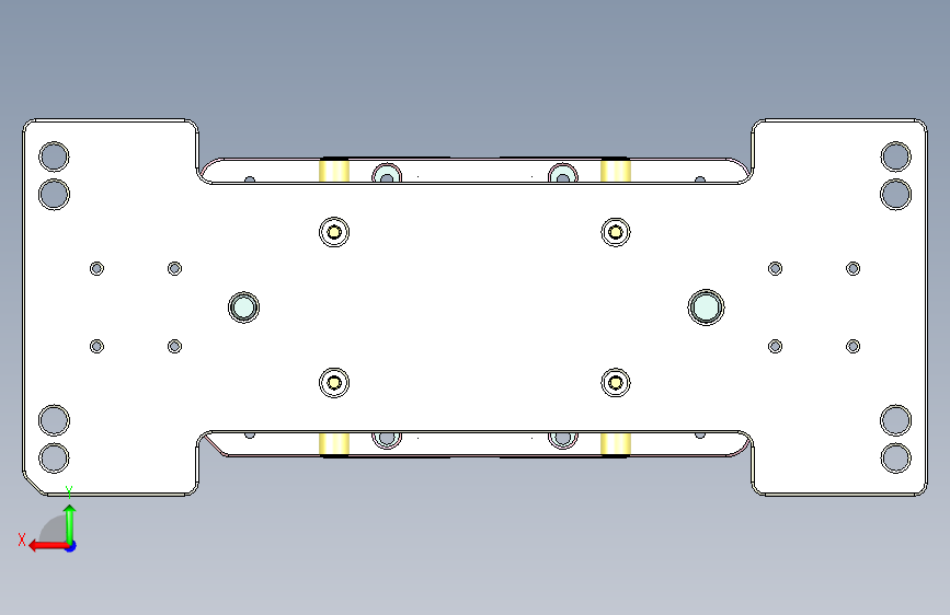 t100Chi-笔记本CNC工装夹具三维模型CNC1 背面视图