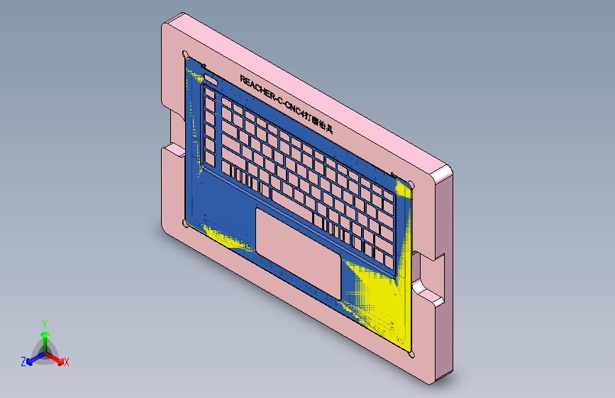 REACHER笔记本CNC工装夹具三维模型CNC4-DAMOZHIJU