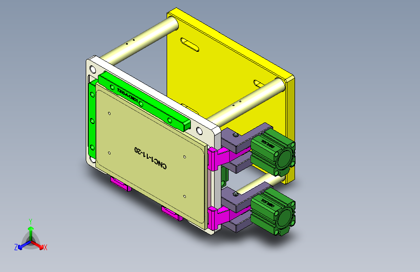 T300-A笔记本CNC工装夹具三维模型-CNC1