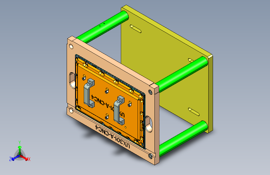 UX301-A-笔记本CNC工装夹具三维模型CNC4-8-15