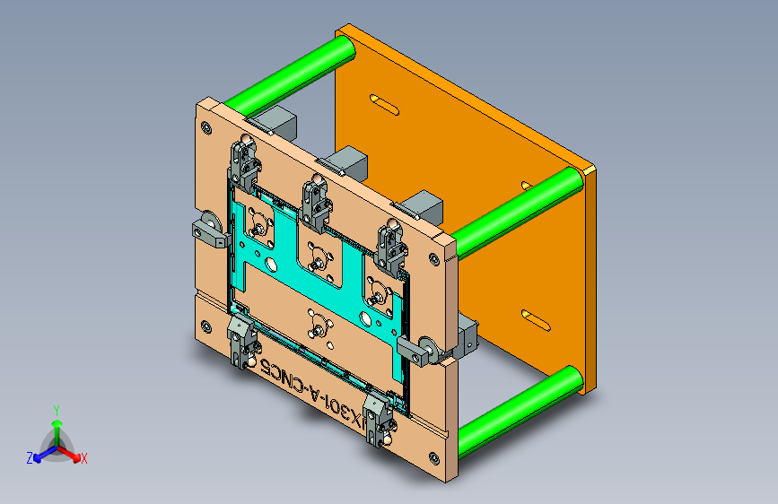 UX301-A-笔记本CNC工装夹具三维模型CNC5-7-15