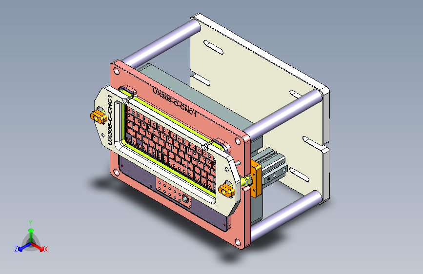 UX305-C笔记本CNC工装夹具三维模型-CNC1