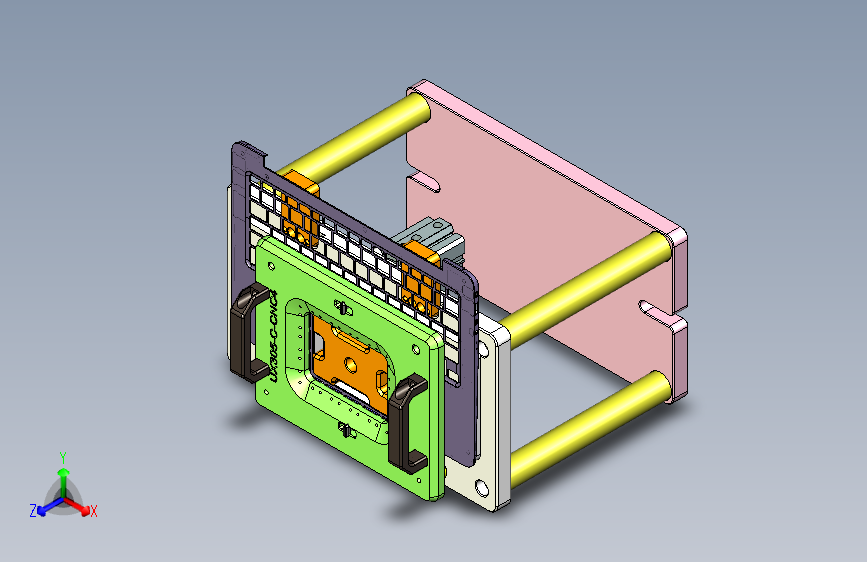 UX305-C-笔记本CNC工装夹具三维模型CNC4