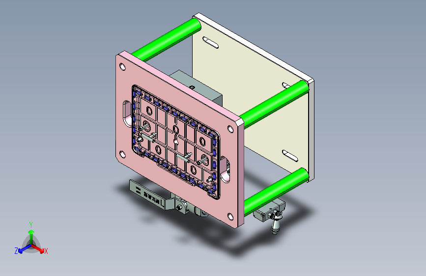 VAZ90-B-笔记本CNC工装夹具三维模型CNC3-829asm