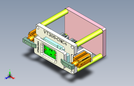 VT306-笔记本CNC工装夹具三维模型CNC4-0822