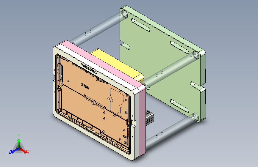 WR01-笔记本CNC工装夹具三维模型CNC2