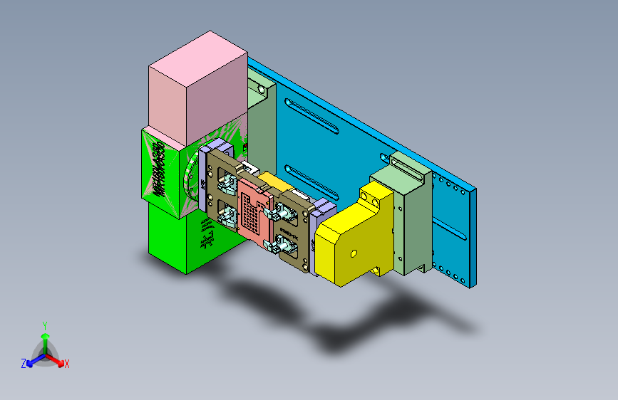 X1-笔记本CNC工装夹具三维模型CNC3-1130