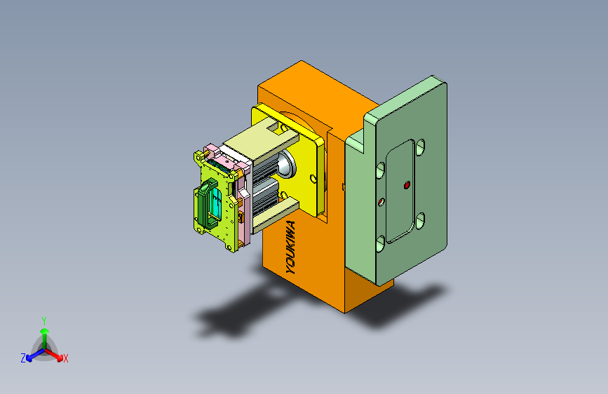 X8-CNC5笔记本CNC工装夹具三维模型