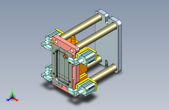 X8-笔记本CNC工装夹具三维模型CNC2