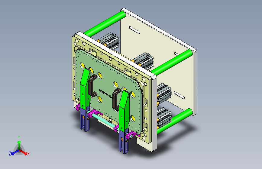 aap10_lcd_cover_al-笔记本CNC工装夹具三维模型CNC3-1110