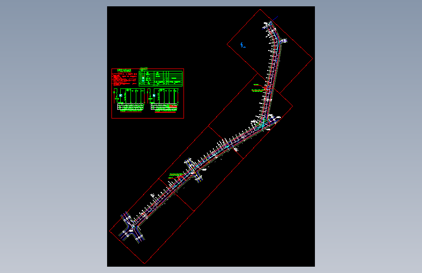 东京五道路照明平面图和系统图