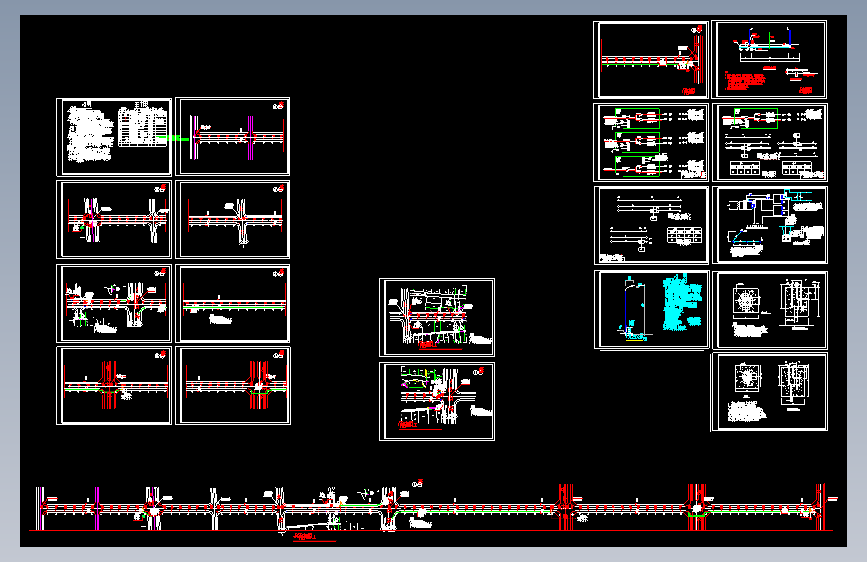 全套路灯施工设计图