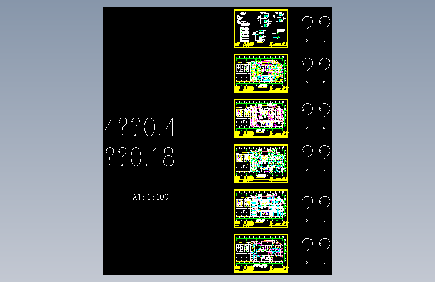 现代中式KTV电气照明设计图