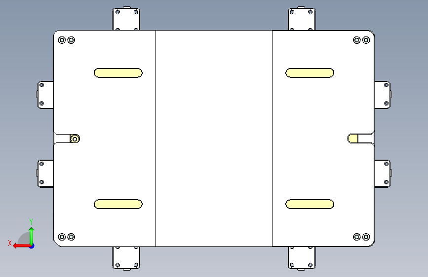 AAPB0-TRIM-笔记本CNC工装夹具三维模型CNC4-0302 背面视图
