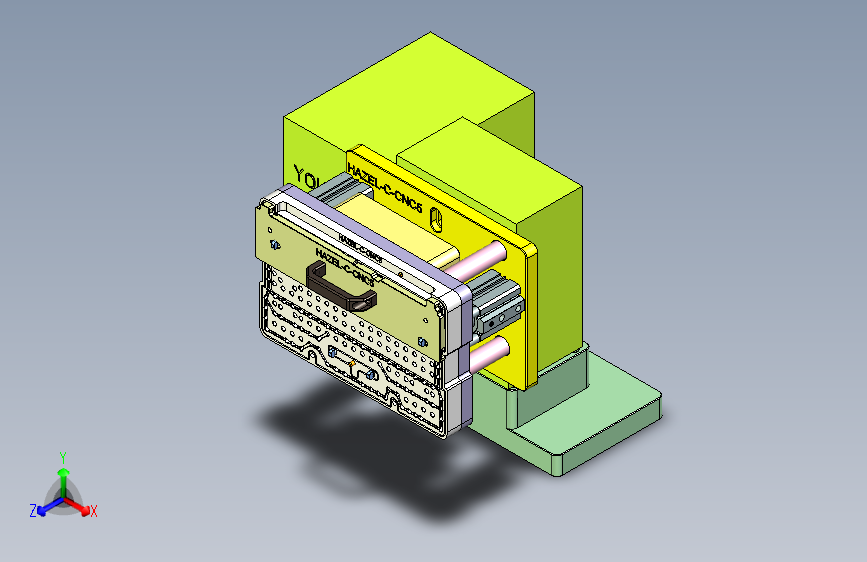 HAZEL-C-笔记本CNC工装夹具三维模型CNC5-0512