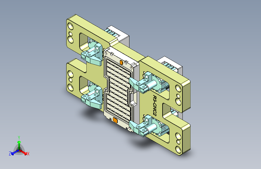 R3-笔记本CNC工装夹具三维模型CNC2-1228