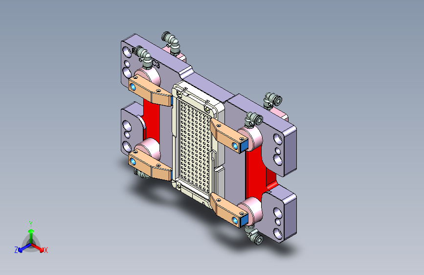 R3-笔记本CNC工装夹具三维模型CNC3-1208