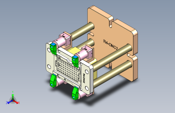 R4-笔记本CNC工装夹具三维模型CNC2-0902