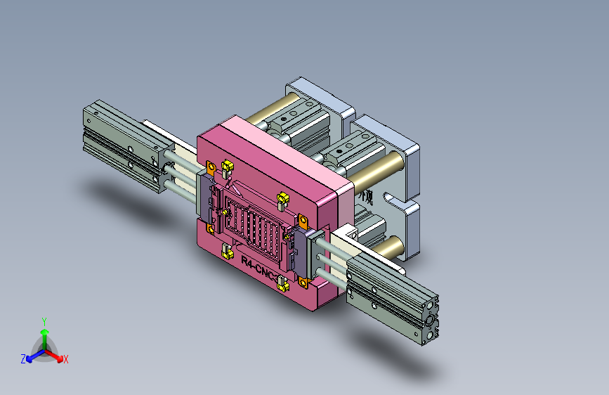 R4-笔记本CNC工装夹具三维模型CNC3-151026