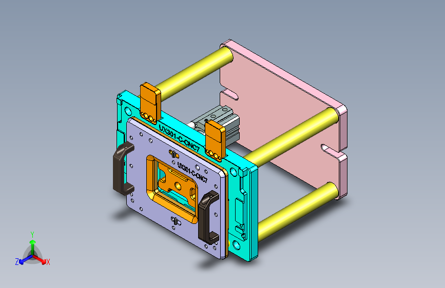 UX301-C-CNC7笔记本CNC工装夹具三维模型-20150108