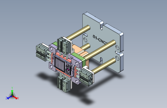 X3-B-CNC2笔记本CNC工装夹具三维模型-1009