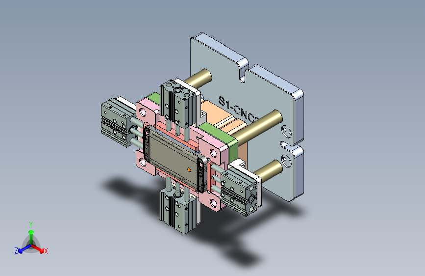 X3-B-CNC3笔记本CNC工装夹具三维模型-1009
