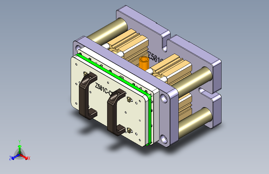 Z581C-笔记本CNC工装夹具三维模型CNC6-0810