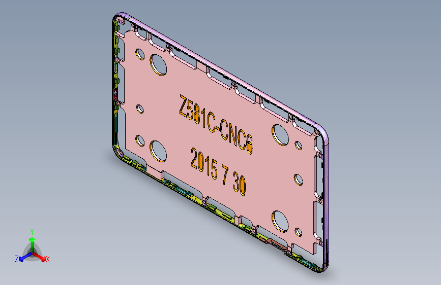 Z581C-笔记本CNC工装夹具三维模型CNC6-15730